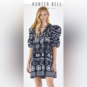 Hunter Bell Jenkins Puff Sleeve Mini Dress